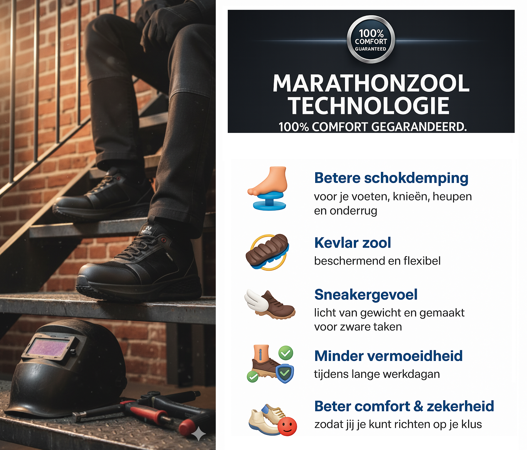 N20 - Marathonworker S3 Sneakerstijl